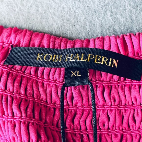 Kobi Halperin Women's Stavy  Mini Dress Size XL Pink Lady Short Skirt - Picture 9 of 15
